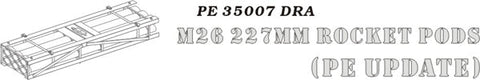 ボイジャーモデル PE35007 1/35 現用アメリカ M270MLRS ロケットポッド部エッチングセット(ドラゴン用)