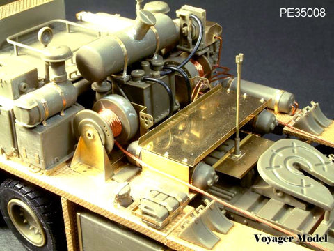 ボイジャーモデル PE35008 1/35 現用ドイツ SLT-56 フランチェスカ戦車運搬車 エッチングセット(トランぺッター00203用)