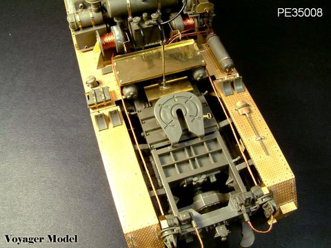 ボイジャーモデル PE35008 1/35 現用ドイツ SLT-56 フランチェスカ戦車運搬車 エッチングセット(トランぺッター00203用)