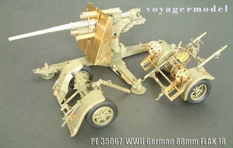 ボイジャーモデル PE35067 1/35 WWIIドイツ 88mm Flak18(AFVクラブ35088用)