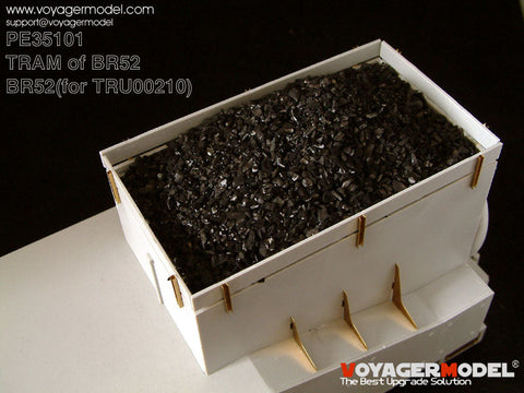 ボイジャーモデル PE350101 1/35 WWIIドイツ BR52機関車 石炭車用エッチングセット(トランぺッター00210用)