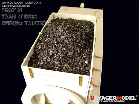 ボイジャーモデル PE350101 1/35 WWIIドイツ BR52機関車 石炭車用エッチングセット(トランぺッター00210用)