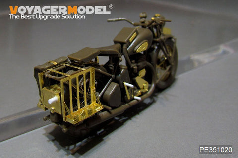 ボイジャーモデル PE351020 1/35 WWII イギリス B.S.A M20 軍用 オートバイ アップグレードセット(タミヤ 35316用)
