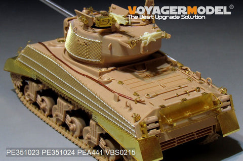ボイジャーモデル PE351023 1/35 WWII アメリカ M4A3(76)中戦車ベーシックセット(MENG TS-041用 )