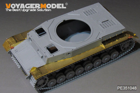 ボイジャーモデル PE351048 1/35 WWII ドイツ陸軍 IV号戦車H-J型 フェンダー( ボーダー /RFM/DML用)