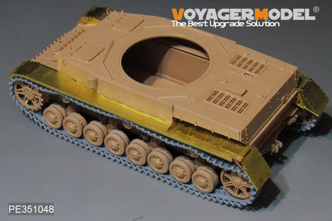 ボイジャーモデル PE351048 1/35 WWII ドイツ陸軍 IV号戦車H-J型 フェンダー( ボーダー /RFM/DML用)