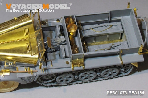 ボイジャーモデル PE351073 1/35 WWII ドイツ陸軍 Sd.Kfz.10 B型 ハーフトラック 初期型(ドラゴン 6731用)