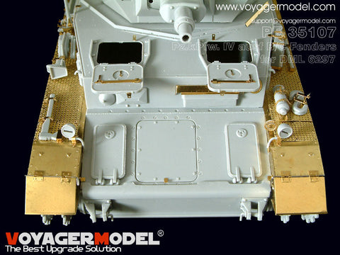 ボイジャーモデル PE35107 1/35 Ⅳ号戦車B/C型 エッチングセット(ドラゴン6297用)