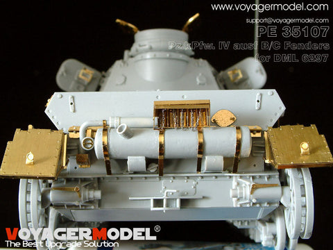 ボイジャーモデル PE35107 1/35 Ⅳ号戦車B/C型 エッチングセット(ドラゴン6297用)