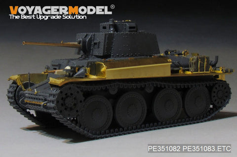ボイジャーモデル PE351082 1/35 WWII ドイツ陸軍 38(t)戦車E/F型 フェンダー&積荷箱セット( タミヤ 35369用)