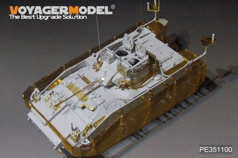 ボイジャーモデル PE351100 1/35 現用 ブリティッシュ FV510ウォーリア TES(H) 歩兵戦闘車 スラットアーマー付 2011 VER アップグレードセット(MENG SS-017用)