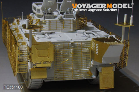 ボイジャーモデル PE351100 1/35 現用 ブリティッシュ FV510ウォーリア TES(H) 歩兵戦闘車 スラットアーマー付 2011 VER アップグレードセット(MENG SS-017用)