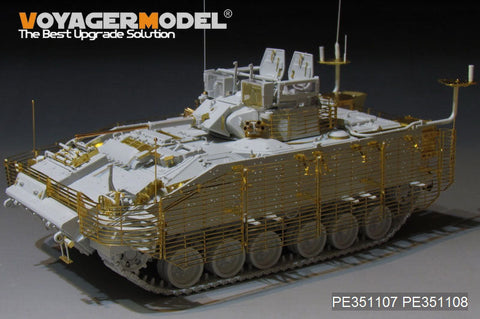 ボイジャーモデル PE351108 1/35 現用 ブリティッシュ FV510 ウォーリア TES(H) 歩兵戦闘車 スラットアーマー付 2011 VER アップグレードセット(MENG SS-017用)