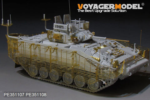 ボイジャーモデル PE351108 1/35 現用 ブリティッシュ FV510 ウォーリア TES(H) 歩兵戦闘車 スラットアーマー付 2011 VER アップグレードセット(MENG SS-017用)