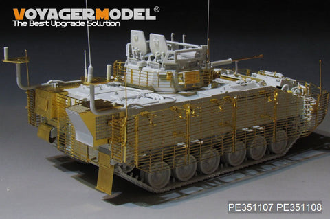 ボイジャーモデル PE351108 1/35 現用 ブリティッシュ FV510 ウォーリア TES(H) 歩兵戦闘車 スラットアーマー付 2011 VER アップグレードセット(MENG SS-017用)