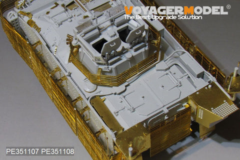 ボイジャーモデル PE351108 1/35 現用 ブリティッシュ FV510 ウォーリア TES(H) 歩兵戦闘車 スラットアーマー付 2011 VER アップグレードセット(MENG SS-017用)