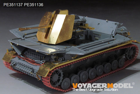 ボイジャーモデル 1/35 PE351137A WWII ドイツ Sd.Kfz.161/3 37mm Flak IV号対空自走砲(Sf) "メーベルワーゲン" (BORDER BT-007)