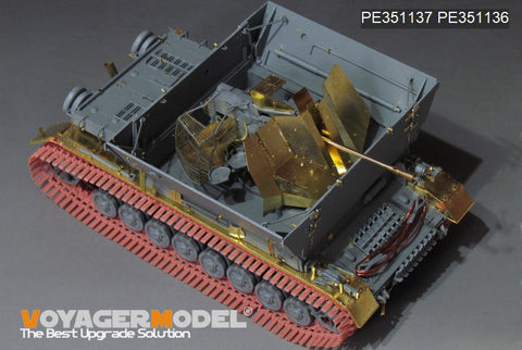 ボイジャーモデル 1/35 PE351137A WWII ドイツ Sd.Kfz.161/3 37mm Flak IV号対空自走砲(Sf) "メーベルワーゲン" (BORDER BT-007)