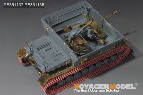 ボイジャーモデル 1/35 PE351137A WWII ドイツ Sd.Kfz.161/3 37mm Flak IV号対空自走砲(Sf) "メーベルワーゲン" (BORDER BT-007)