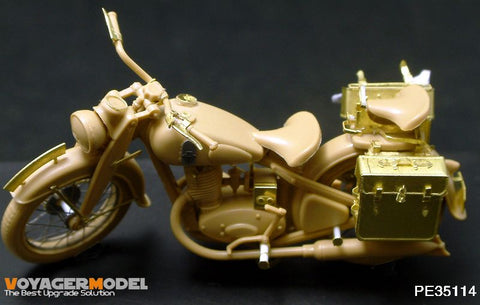 ボイジャーモデル PE35114 1/35 DKW NZ350 オートバイ エッチングセット(タミヤ35241用)
