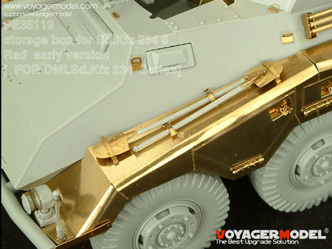 ボイジャーモデル PE35119 1/35 Sd.Kfz 234 8輪 前期型工具箱(ドラゴン6221用)