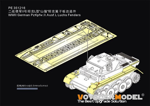 VoyagerModel PE351216 1/35 WWII German PzKpfw.II.Ausf.L Luchs Fenders (Border BT-018)