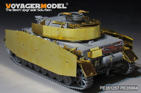 VoyagerModel 1/35 PE351257 WWII German Pz.Kpfw.IV Ausf.F1(LateProduction)Basic(DRAGON 6975)