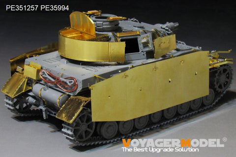 VoyagerModel 1/35 PE351257 WWII German Pz.Kpfw.IV Ausf.F1(LateProduction)Basic(DRAGON 6975)