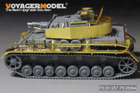VoyagerModel 1/35 PE351257 WWII German Pz.Kpfw.IV Ausf.F1(LateProduction)Basic(DRAGON 6975)