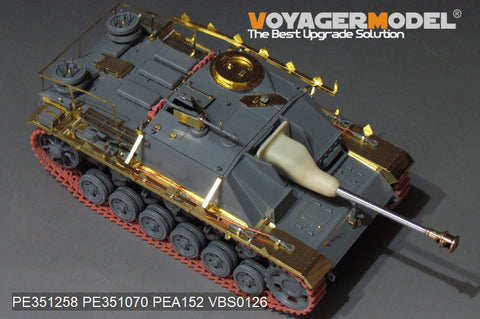 ボイジャーモデル PE351258 1/35 WWII ドイツ III号戦車 G型後期生産型 基本セット(ドラゴン用)