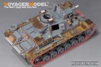 VoyagerModel 1/35 PE351262 WWII Pz.KPfw. III Ausf N Africa troop upgrade set basic(For DRAGON 6431 6956)