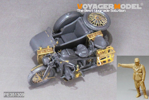 VoyagerModel PE351309 1/35 WWII German Zundapp Moto KS600 Upgrade Set(TAMIYA 35384)