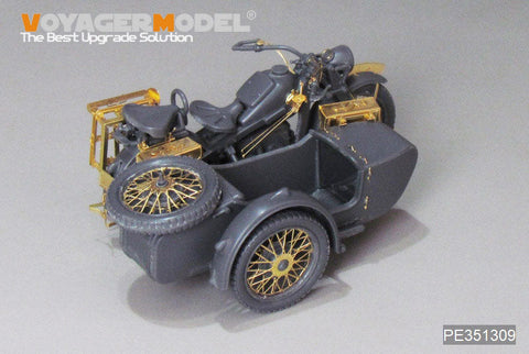 VoyagerModel PE351309 1/35 WWII German Zundapp Moto KS600 Upgrade Set(TAMIYA 35384)