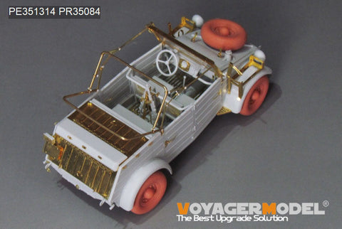 VoyagerModel PE351314 1/35 WWII German Kubelwagen Type 82 Africa Troop Version Upgrade Set(MENG VS-015)