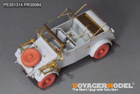 VoyagerModel PE351314 1/35 WWII German Kubelwagen Type 82 Africa Troop Version Upgrade Set(MENG VS-015)