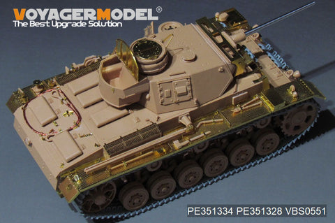 ボイジャーモデル PE351334 1/35 WWII III号戦車 L型 基本セット 2.0(タミヤ 35215用)
