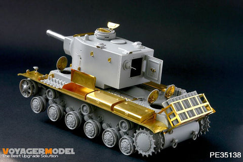 ボイジャーモデル PE35138 1/35 pzkpfw KV-2 754 R ドイツ鹵獲車両(トランぺッター00367)