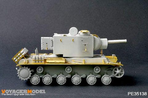 ボイジャーモデル PE35138 1/35 pzkpfw KV-2 754 R ドイツ鹵獲車両(トランぺッター00367)