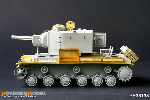 ボイジャーモデル PE35138 1/35 pzkpfw KV-2 754 R ドイツ鹵獲車両(トランぺッター00367)