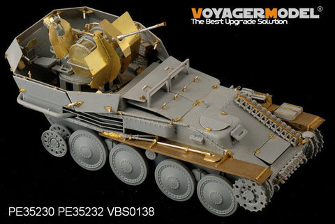 ボイジャーモデル PE352301/35 WWIIドイツ 38(t)対空戦車 "ゲパルト"基本セット(ドラゴン6469)