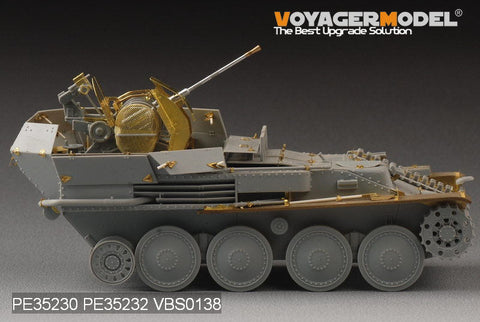 ボイジャーモデル PE352301/35 WWIIドイツ 38(t)対空戦車 "ゲパルト"基本セット(ドラゴン6469)
