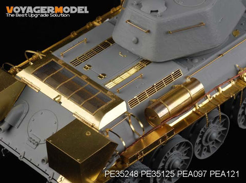 ボイジャーモデル PE35248 1/35 WWIIロシア T-34/76 1943年型 エッチングセット(ドラゴン用)