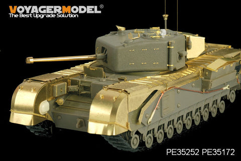 ボイジャーモデル PE35252 1/35 WWIIイギリス チャーチル Mk.IV 歩兵戦車基本セット(AFVクラブ35154)