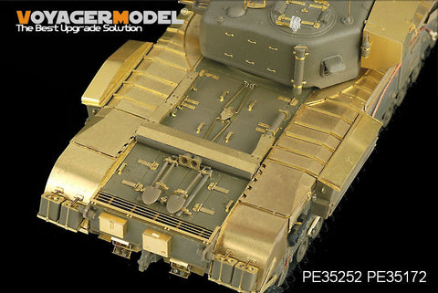 ボイジャーモデル PE35252 1/35 WWIIイギリス チャーチル Mk.IV 歩兵戦車基本セット(AFVクラブ35154)