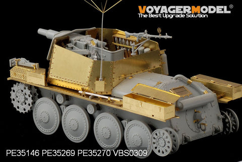 ボイジャーモデル PE35269 1/35 WWIIドイツ 38(t)偵察戦車 短砲身7.5cm砲搭載型 エッチングセット(ドラゴン6310用)