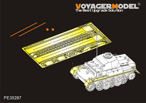 ボイジャーモデル PE35287 1/35 WWIIドイツ II号戦車G型 フェンダーセット(5Mホビー 35001用)