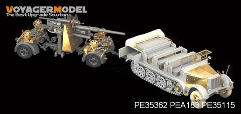 ボイジャーモデル PE35362 1/35 WWIIドイツ Sd.Kfz.7 8tハーフトラック初期型 (ドラゴン6466)