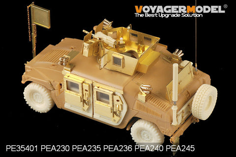 ボイジャーモデル PE35401 1/35 現用アメリカ海兵隊 ハンヴィーM1114 Frag5・スモークディスチャージャー (ブロンコ 35080/35092)