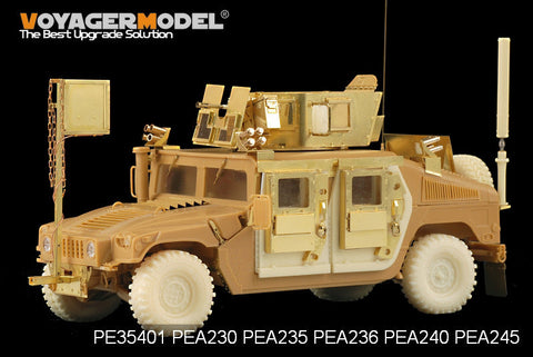 ボイジャーモデル PE35401 1/35 現用アメリカ海兵隊 ハンヴィーM1114 Frag5・スモークディスチャージャー (ブロンコ 35080/35092)