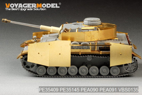 ボイジャーモデル PE35409 1/35 WWIIドイツ IV号戦車G型 スモークディスチャージャー付き エッチング基本セット(ドラゴン用)